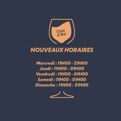 NOUVEAUX HORAIRES