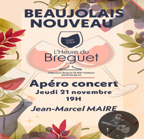 APÉRO CONCERT AVEC JEAN-MARCEL MAIRE